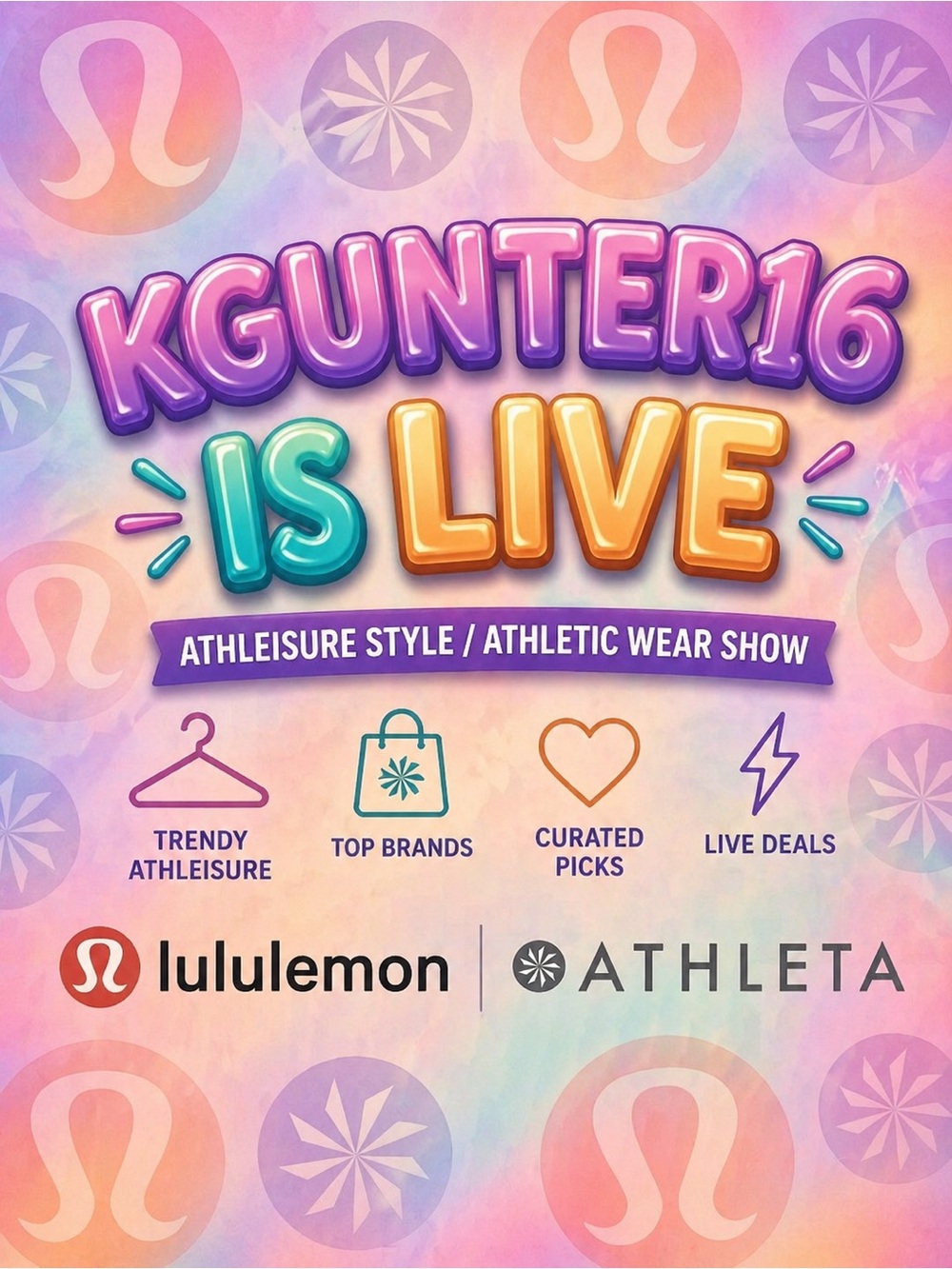 @Kgunter16 is LIVE NOW! NWT, Preloved & Unlisted Lululemon & Athleta Activewear. - Picture 2 of 2